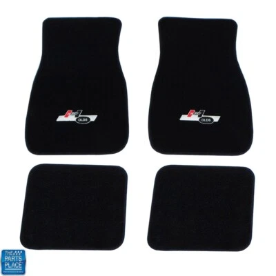Oldsmobile Cutlass/Hurst Olds 1968 juego de alfombrillas alfombrillas negras nuevas Foto 1 de 2