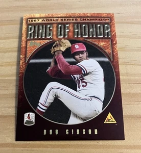 2009 Topps Ring Of Honor #RH18 Bob Gibson MLB HOF Baseball St Louis Cardinals NM - Picture 1 of 2
