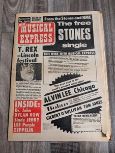 NEU MUSICAL EXPRESS Notenpapier 29. April 1972 T.Rex/Zeppelin/Gesichter/Steine - Bild 1 von 20