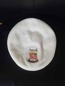 Vintage Killarney Golf & Fishing Club Zeitungsjunge Flatcap Golfmütze weiß - Bild 1 von 6