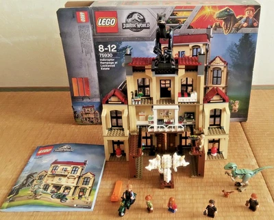 LEGO Jurassic World Indoraptor Rampage Lockwood Estate #75930 Complete Box Manua - Image 1 of 4
