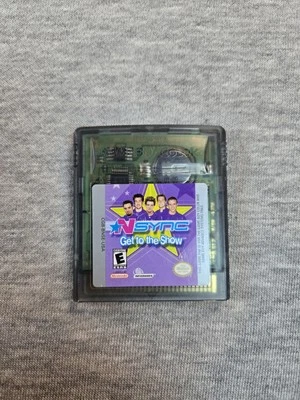 Vintage NSYNC Get to the Show Nintendo Game Boy Color Cartridge 2001 Pop Game - Image 1 of 2