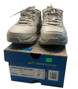 Zapatos de tenis Brooks Addiction Walker de cuero para caminar con hueso para mujer EE. UU. 7B 1200321B - Imagen 1 de 24