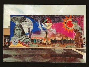 Postcard Lucinda 'La Morena' Hinojos (et al) Untitled Mural Apache Tucson AZ MNT - Picture 1 of 2