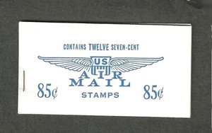 #BKC6 7c AIRMAIL ISSUE BOOKLET OF 12 MNH - Picture 1 of 2