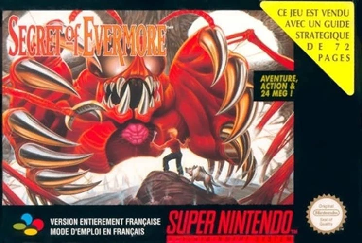 Secret Of Evermore - Nintendo Super NES SNES Action Adventure Video Game Boxed - Image 1 of 1