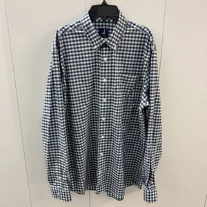 Johnnie-O Prep-Formance Langarm Karo Hemd Button Down Herren Large Stretch - Bild 1 von 11