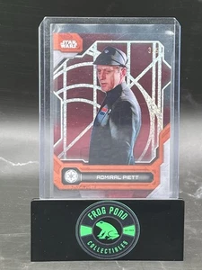 2024 Topps High Tek Star Wars Admiral Piett Rebel Screen Red Orbit /5 #4 - Picture 1 of 1