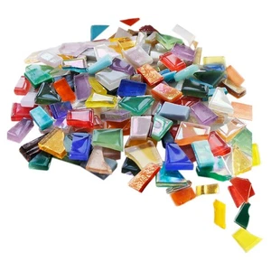 Triangular Mosaic Tiles, MulticolorDIYglass Mosaic Making Sets,and are Very1802 - Imagen 1 de 6