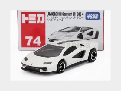 TOMICA TO074 LAMBORGHINI - COUNTACH LPi 800-4 2021 - WHITE - 1/64 - Immagine 1 di 2