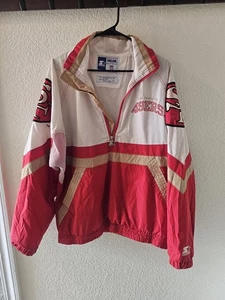 90's San Francisco 49ers Vintage Starter Big Logo Colorblocked Size Large  - Bild 1 von 18