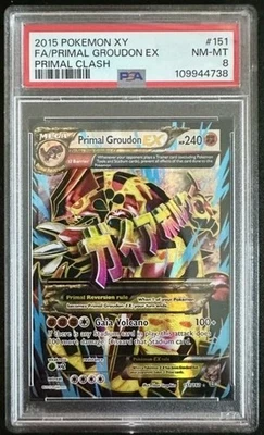 Primal Groudon EX (Omega - 151 Full Art) 151/160 XY - Primal Clash Holo PSA - Image 1 of 2