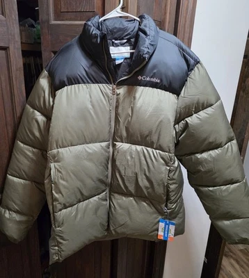 Columbia Mens Puffect 111 Jacketmens XLT Nwt Green Olive💥💥💥💥💥 - Image 1 of 4