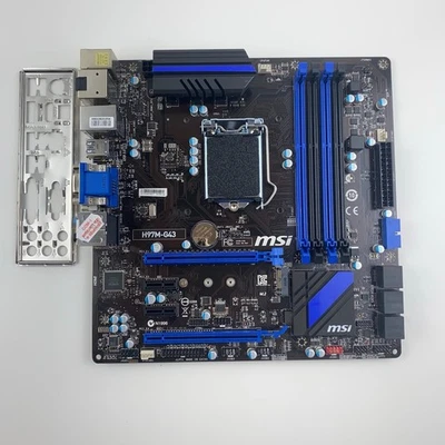 MSI H97M-G43 Micro-ATX Motherboard | LGA 1150 | DDR3 | HDMI DVI VGA - Image 1 of 4