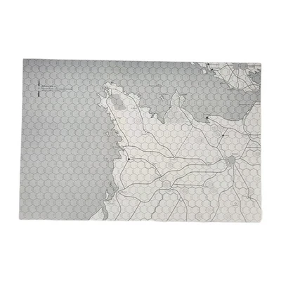 1981 GDW/GRD~Europa Wargame Map 17~Fall of France~Wargaming  - Image 1 of 3