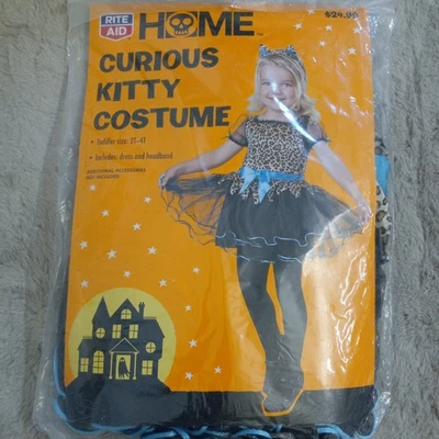 Toddler 2T-4T CURIOUS KITTY Halloween Costume - Image 1 of 4