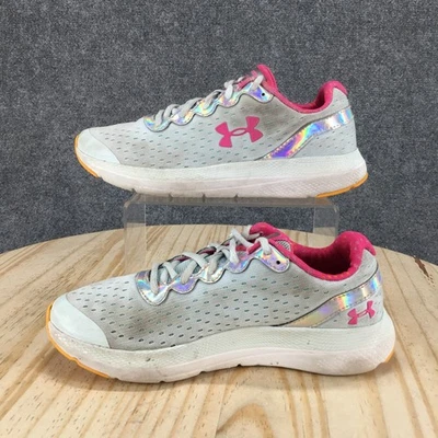 Under Armour Zapatos Juveniles 6.5 GS Cargado Impulso Prisma Multi Tenis 3023203-400 Foto 1 de 4