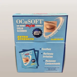 Ocusoft Lid Scrub Plus Formula Eylid Cleanser Extra Strength Pads 30 Stück - Bild 1 von 1
