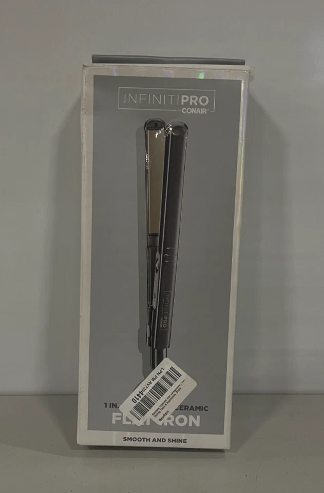 InfinitiPro by Conair Tourmaline Ceramic Flat Iron 1 Inch Cs710rn
