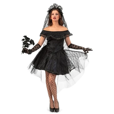 Disfraz de Viuda Negra / Novia de la Muerte Foto 1 de 4