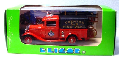 Eligor #1082 Ford V8 Pompiers 1934 Premier Secouirs Trenton Fire 1:43 Diecast - Image 1 of 3