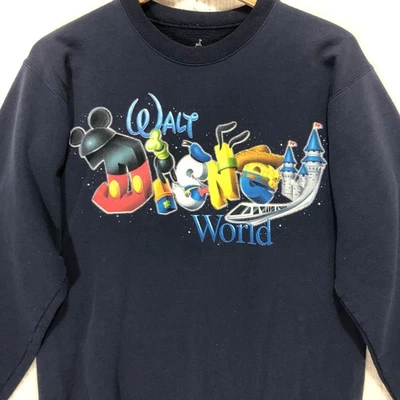 Sudadera De Colección Walt Disney World Mickey Mouse Pato Donald Goofy Talla S Foto 1 de 4
