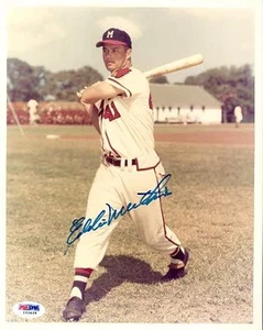 Eddie Mathews Signed 8x10 Autograph Photo Psa/dna - Picture 1 of 1