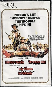 Spaghetti Western on Brand New VHS MY NAME IS NOBODY Henry Fonda & Terence Hill - Picture 1 of 2