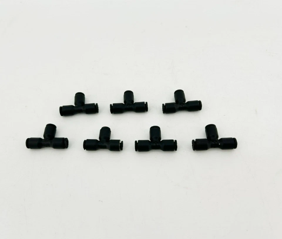 Lot of 7 New Lawson 86785 Union Tees, 5/32" 4mm Tube OD, Glass Reinforced Nylon - Изображение 1 из 4