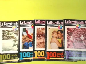 LA GAZZETTA DELLO SPORT 100 ANNI DI SPORT IN FOTOGRAFIA 5 NUMERI 1987 - Foto 1 di 1