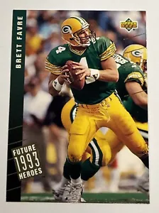 1993 Upper Deck Future Heroes #44 Tavola Favre - Foto 1 di 2