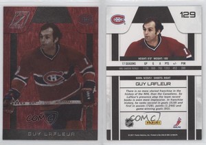 2010-11 Zenith Red Hot Guy Lafleur #129 HOF