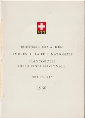 SWITZERLAND: 1966 SCOTT # B355-59 FIRST DAY BOOKLET - Image 1 of 4