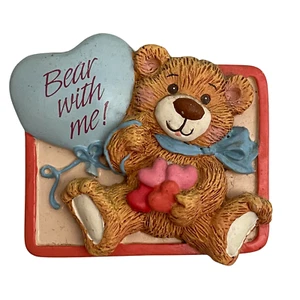 Bear With Me Magnet Ceramic Fridge Magnet 1995 Shining Bright 2.75 x 2 in - Bild 1 von 3