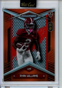 Comodín Ryan Williams 2024 Just the Hits refractor naranja de aluminio 10/25 - Imagen 1 de 2