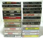 Lot Of 26 Audio Cassettes - Def Leppard. G n&#39; R, Alabama, Firehouse, Foreigner..