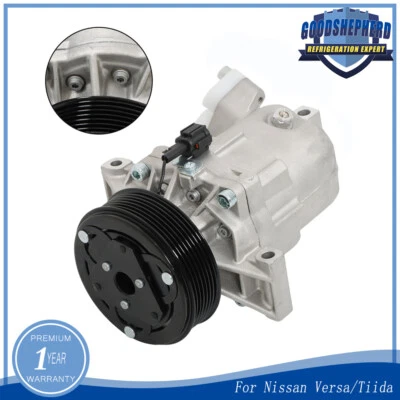 Компрессор кондиционера + муфта 57887 для Nissan Tiida Versa 1,8 л DOHC 2006 2007-2010 - Изображение 1 из 4