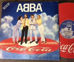 ABBA Slipping Through My Fingers-2nd edition JAPAN-ONLY COLA PROMO LP PD-1005 B - Picture 1 of 9