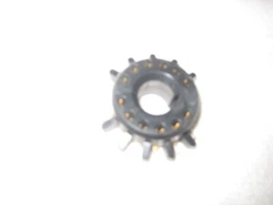 12 pin Keyed compactron tube socket, phenolic, P/N JB9207 - Picture 1 of 3