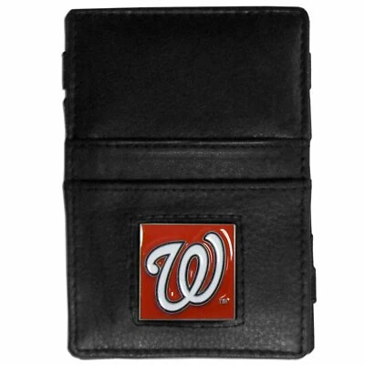 MLB WASHINGTON NATIONALS JACOB'S LADDER STYLE LEATHER WALLET NEW - Image 1 of 2