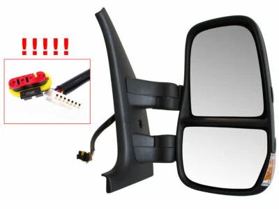 SPECCHIO RETROVISORE ELETTRICO DESTRA BRACCIO CORTO PER IVECO DAILY IV V 06-14 - Immagine 1 di 2