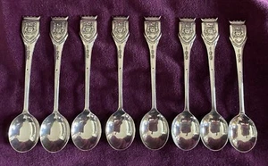 Set of 8 Johannesburg 100, 1886 - 1986 Niekerk 90 Silver Plated Spoons, 12cm - Picture 1 of 7