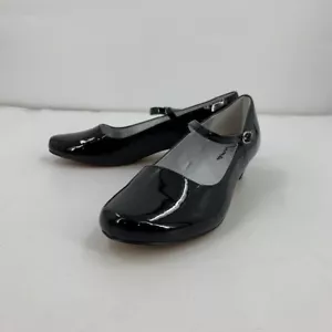 Nina Women's Seeley Buckle Strap Round Toe Black Mary Jane Heels Size 6 NIB - Picture 1 of 17
