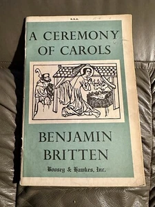 A Ceremony of Carols For Treble Voices & Harp or Piano Benjamin Britten 1943 - Picture 1 of 14