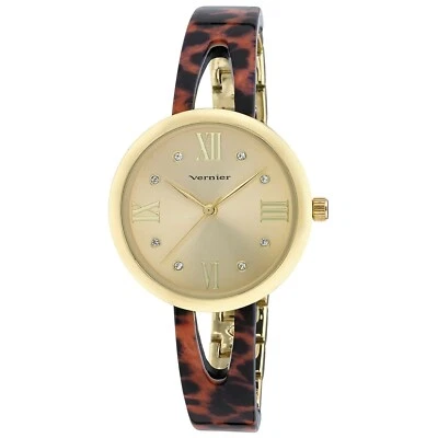 Vernier Women's 34mm Resin Half Link Half Round Bangle Watch - Image 1 of 4
