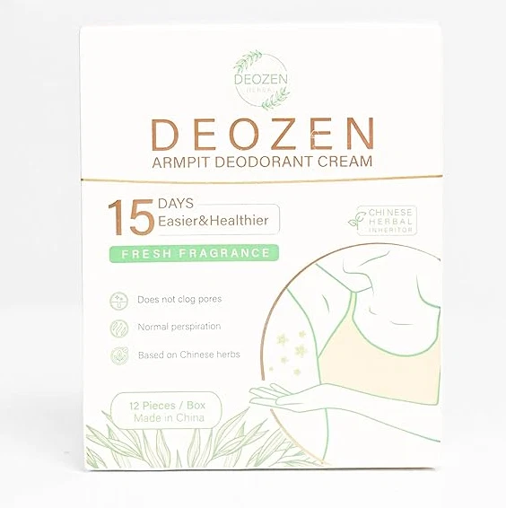 Armpit Deodorant Cream *Deozen* Natural Deodorant for Women and Men, Herbal - Image 1 of 4