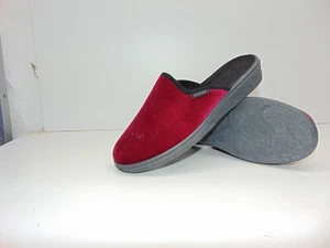 Damen Hauspantoffeln, Größe 37, Samt rot,  Heimschuhe, intern  23891 - Bild 1 von 3