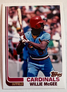 1982 Topps Willie McGee Custom Cards That Never Were St Louis Cardinals WS Champ