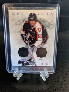 12/13 Upper Deck Artifacts Wayne Gretzky Dual Game Used Jersey /125