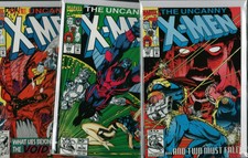 Uncanny X-men #284 #286 #287    NM    ref:A1.422